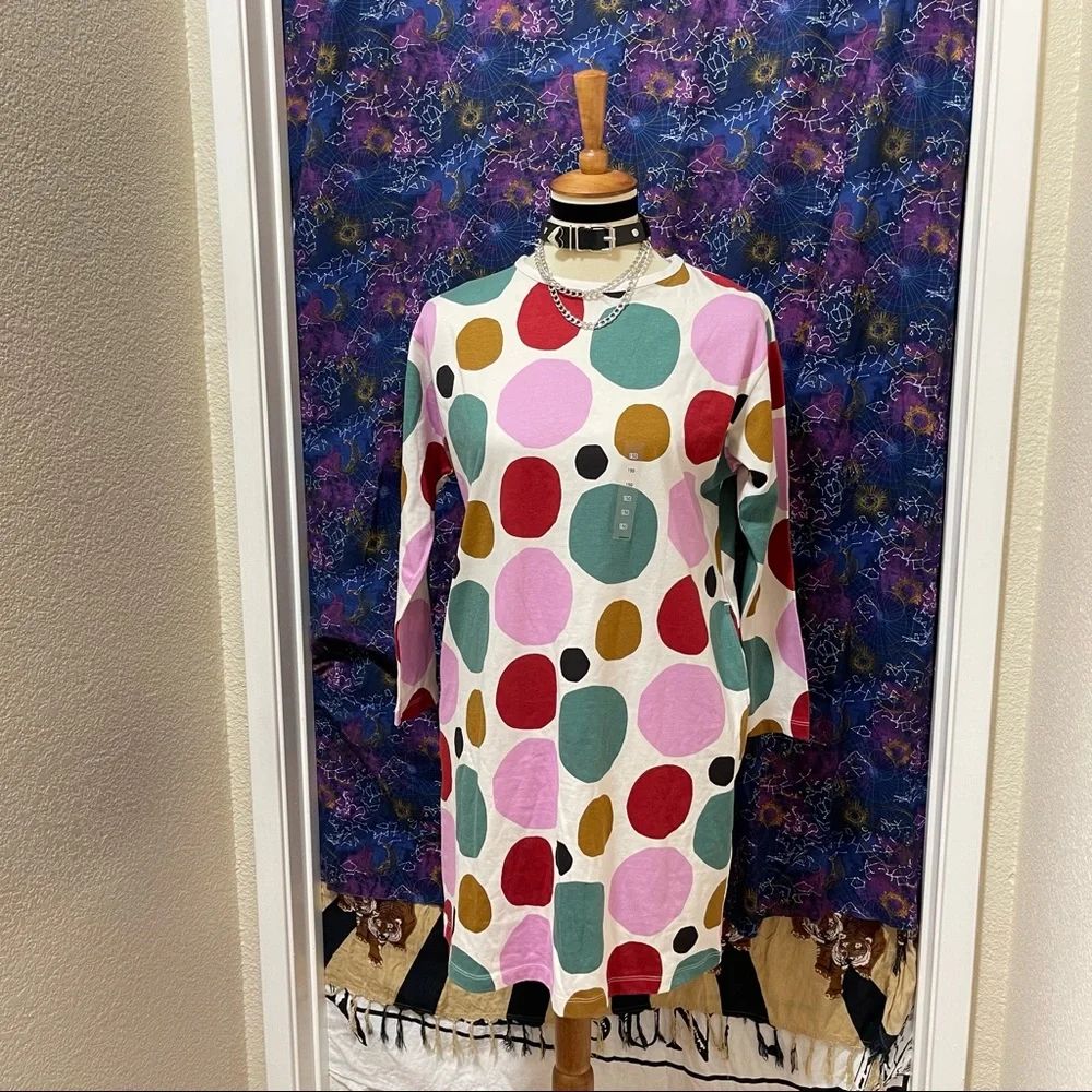 🌈 Lovely colorful polka dot dress - Picture 3 of 11
